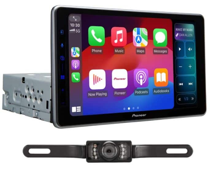 Sound of Tri-State - Pioneer DMH-WT5000NEX 9" Digital multimedia Receiver Floating Capacitive HD Touchscreen Display with License Plate Style - Black