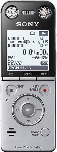 Front Standard. Sony - Digital Voice Recorder.