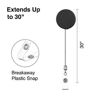 Extends Up to 30"

Breakaway Plastic Snap