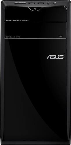 Front Standard. Asus - Desktop - 16GB Memory - 1TB Hard Drive.