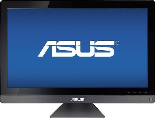 Front Standard. Asus - 27" All-In-One Computer - 8GB Memory - 2TB Hard Drive - Dark Gray Chrome.