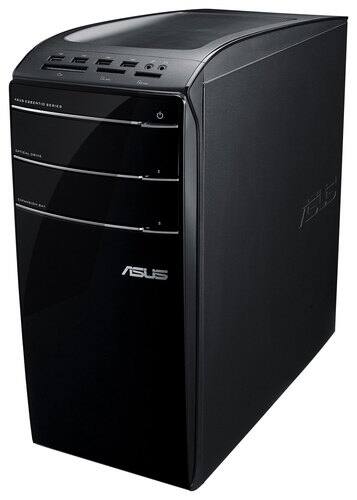 Front Standard. Asus - Desktop - 16GB Memory - 1TB Hard Drive.