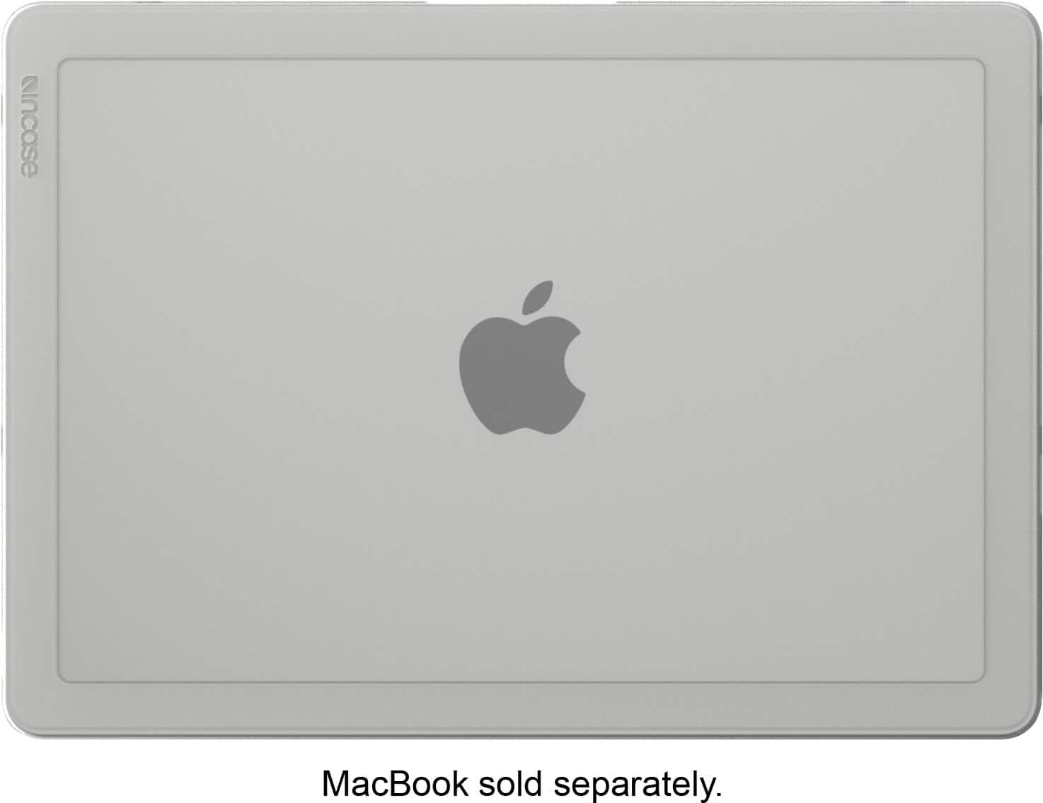 Front. Incase - Edge Hard Shell Case for MacBook Air 13-inch M4 2025, M3 2024 - Clear.