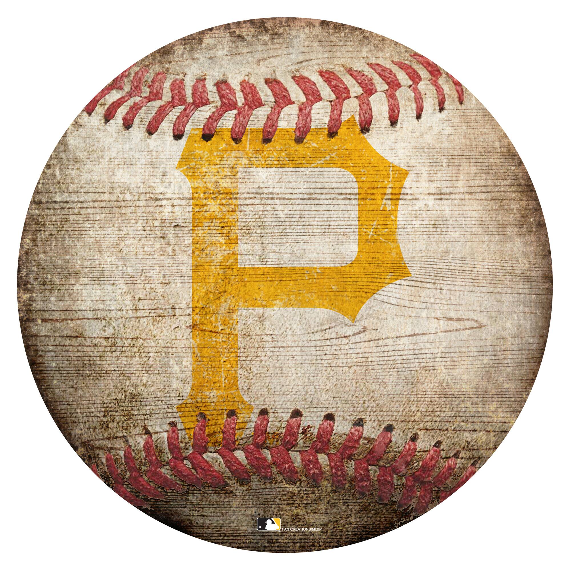 Pittsburgh Pirates 12'' x 12'' Baseball Sign
