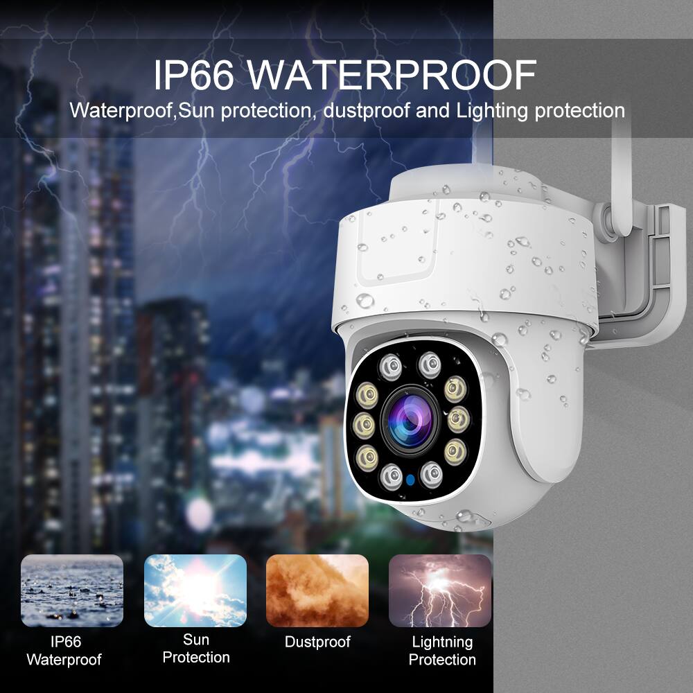 IP66 WATERPROOF  
Waterproof, Sun protection, dustproof and Lightning protection

IP66 Waterproof  
Sun Protection  
Dustproof  
Lightning Protection