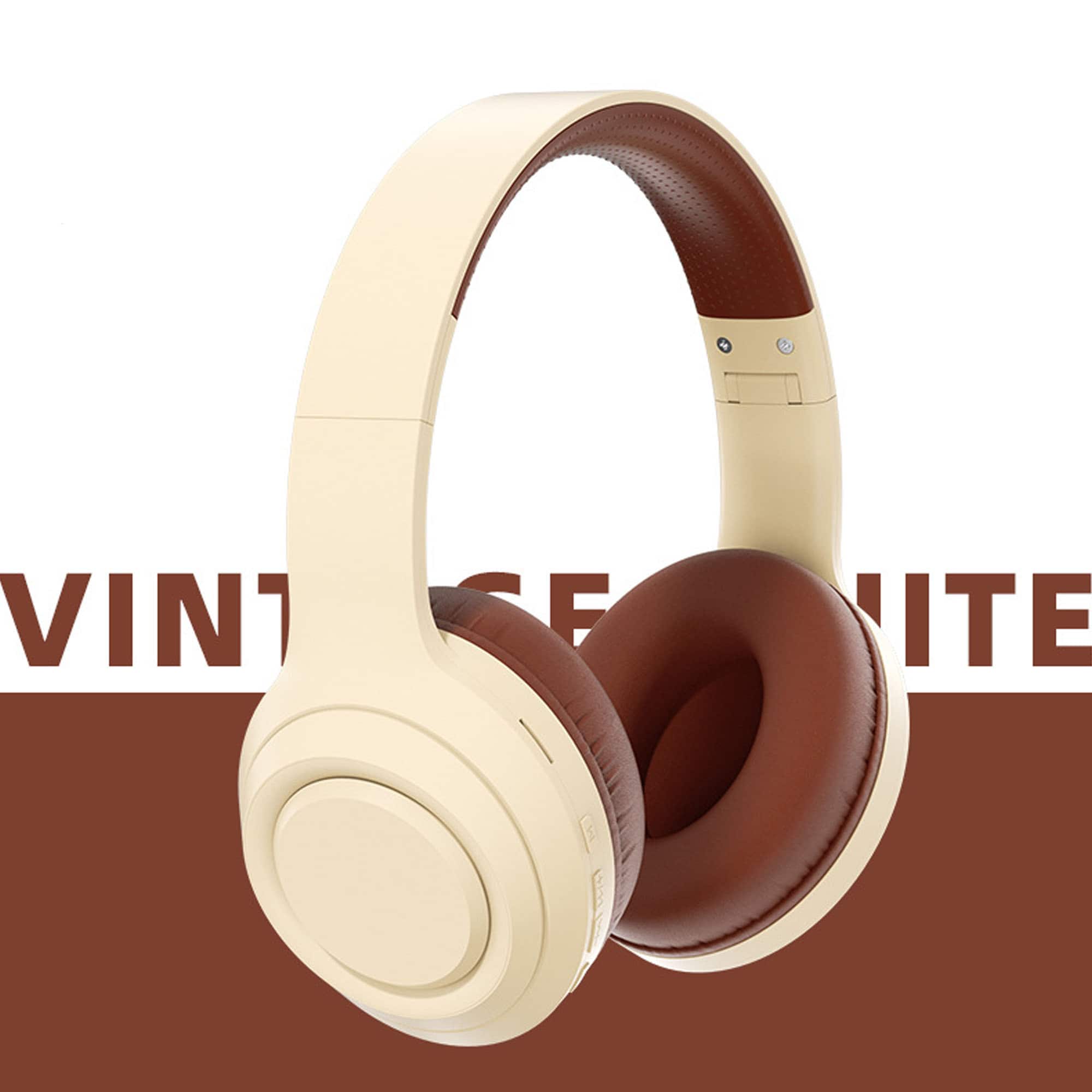 YONWAY - Over Ear Noise Reduction Headphones, Wireless Bluetooth Hi Fi Stereo Headsets, Foldable and Scalable for Phone/TV/PC/MP4