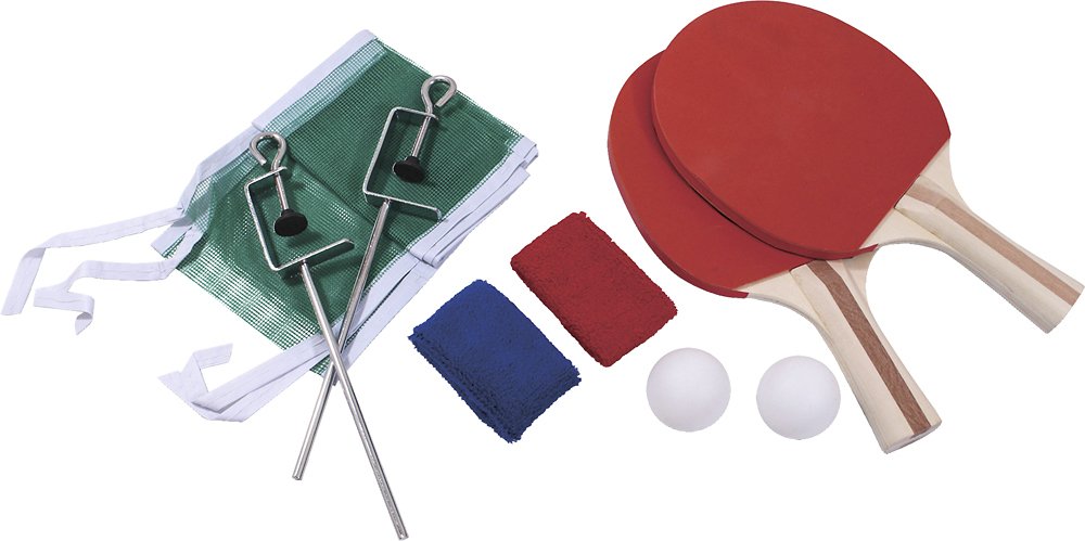 Grand Star - Table Tennis Set - Red/Green/Blue - Front Zoom
