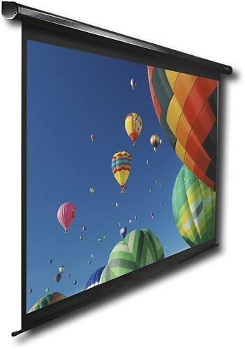 Angle Standard. Elite Screens - VMAX 100" Widescreen Motorized Projection Screen.