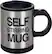 Angle. Grand Star - Self-Stirring Mug - Black/Silver.