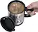 Alt View 12. Grand Star - Self-Stirring Mug - Black/Silver.