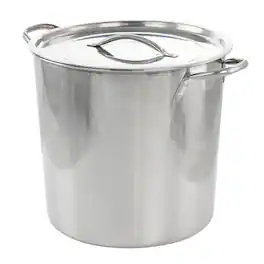 Gibson - Everyday Whittington 16 Quart Stainless Steel Stock Pot with Lid - Silver