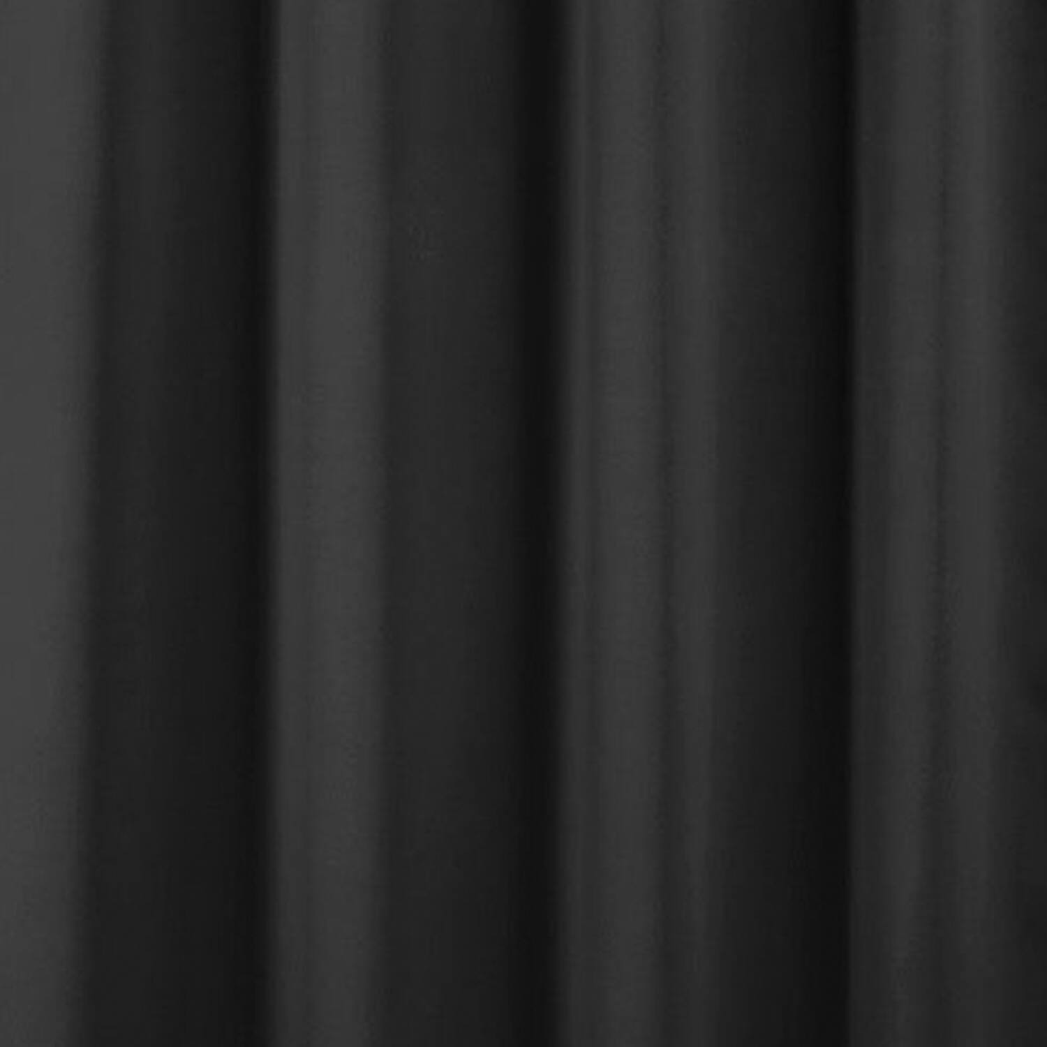 Alt View 1. RT Designers Collection - RT Designers Collection 100% Polyester Twilight Blackout Rod Pocket Curtain Panel 54" x 84" Black - Black.