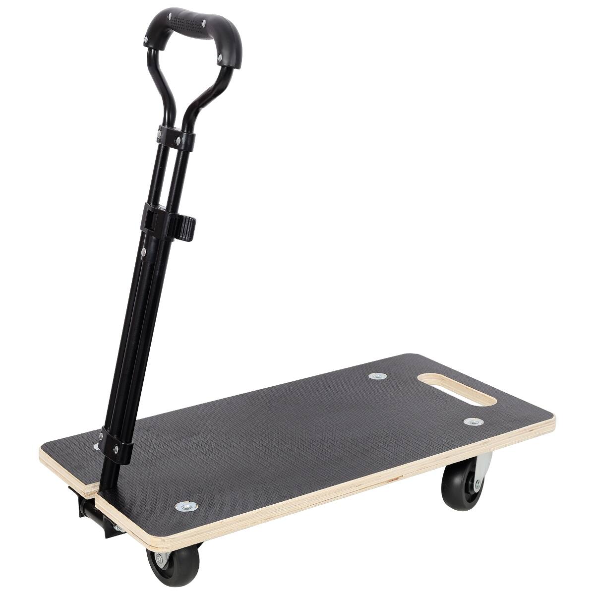 Ropilly Heavy Duty Wooden Moving Dolly with Ergonomic Handle, 440 lb ...