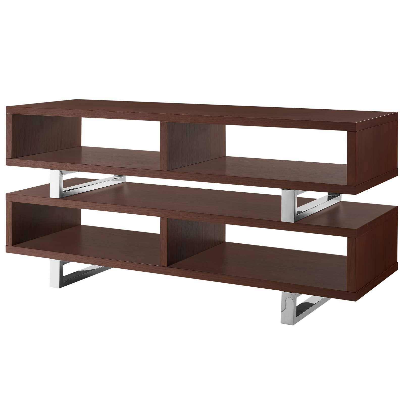 Angle. Modway - Amble 47" TV Stand by Modway - Walnut.