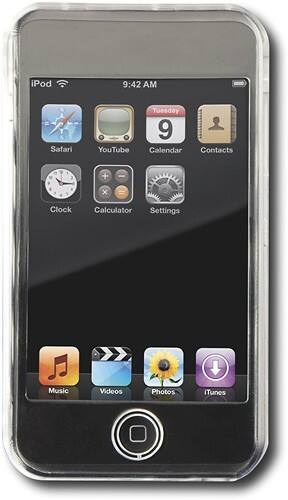 Front Standard. DLO - VideoShell for iPod Touch - Clear.