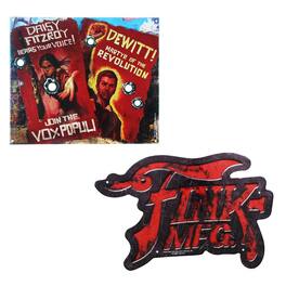 Toynk - Bioshock Tin Sign Set: Fink Manufacturing & Vox Revolution - Red