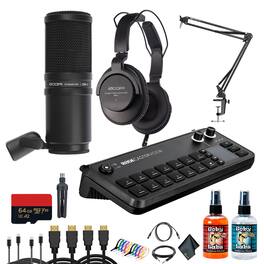 RODE - RODECaster Video All-in-One Production Console + Studio Headphones + Microphone + More