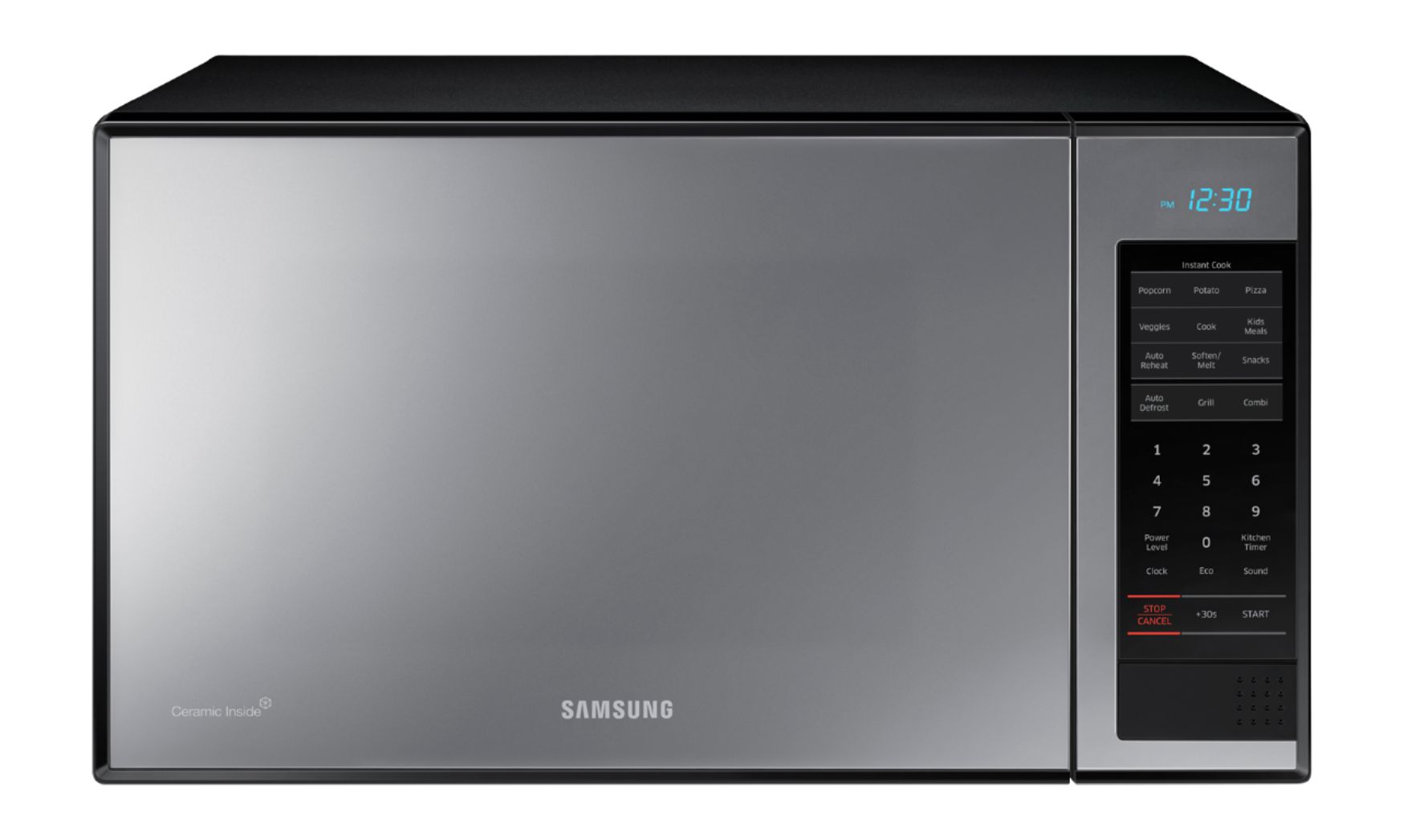 Samsung 1 4 Cu Ft Countertop Microwave With Powergrill Stainless