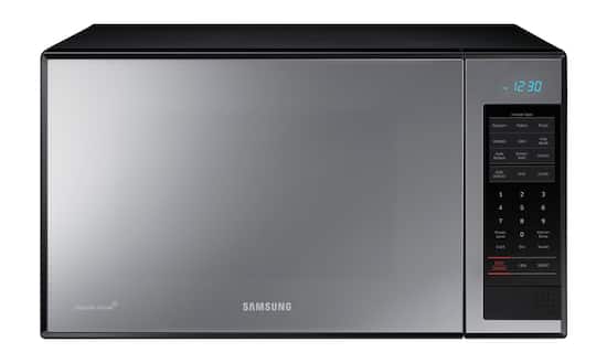 Stainless Steel Microwave Ovens Countertop ft countertop microwave stainless steel front zoom 1