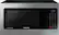 Front. Samsung - 1.1 Cu. Ft. Countertop Microwave with Grilling Element - Stainless Steel.