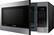 Alt View 1. Samsung - 1.1 Cu. Ft. Countertop Microwave with Grilling Element - Stainless Steel.