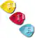 Front Standard. Herco - Heavy Celluloid Guitar Pick (3-Pack) - Assorted.