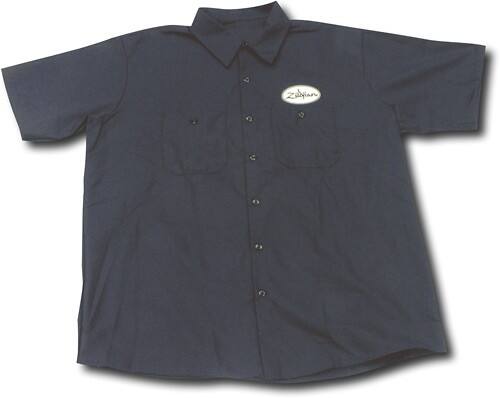 Front Standard. Zildjian - Work Shirt (Medium) - Navy.