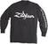 Front Standard. Zildjian - Long Sleeve T-Shirt (Large) - Black.