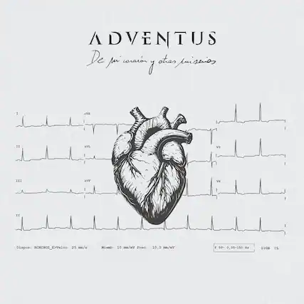 ADVENTUS
De mi corazón y otras luces
Dispos: HCHCHOZ_E
Veloc: 25 mm/s
Miemb: 10 mm/mV
Prec: 10,0 mm/mV
F 50-0,05-150 Hz
100B CL
