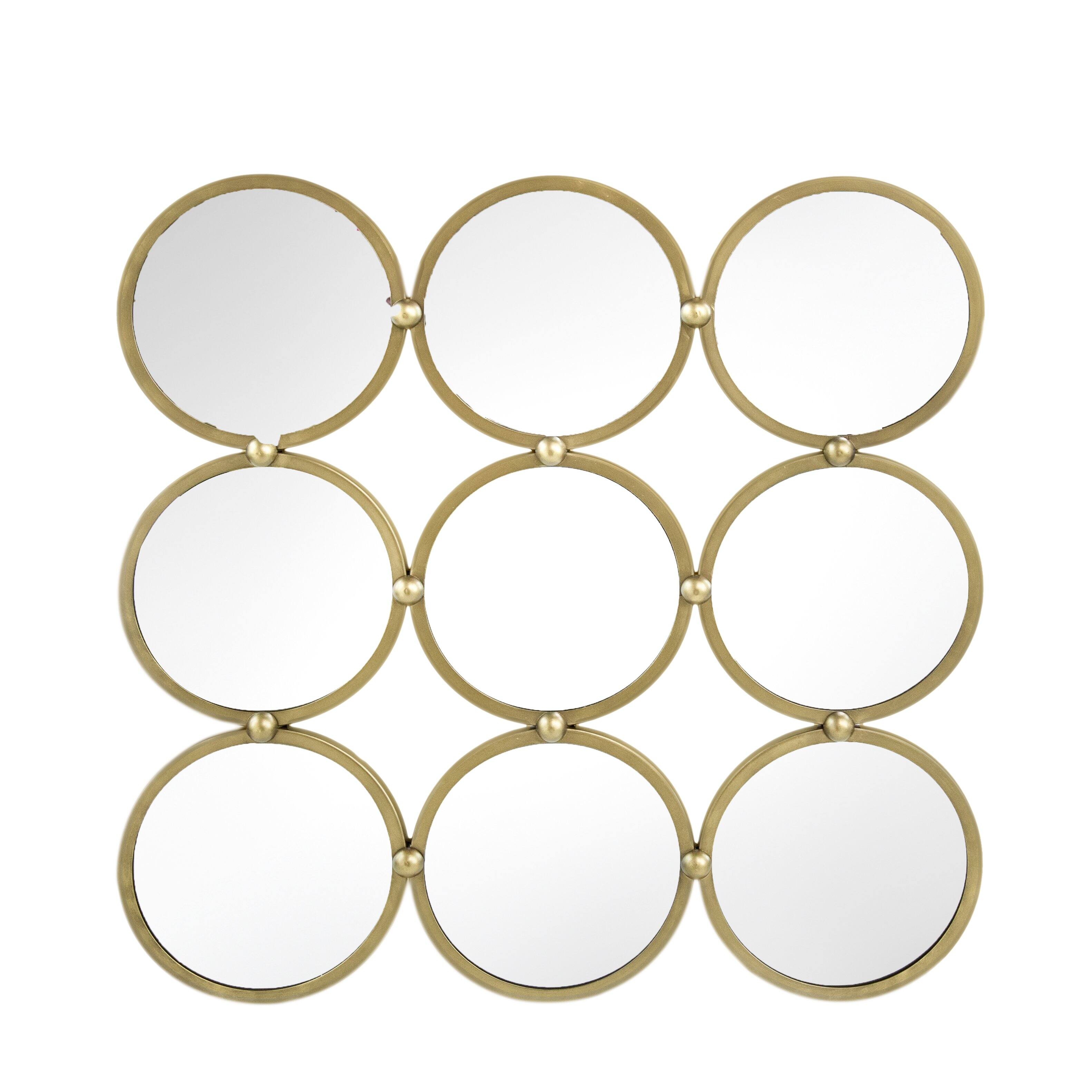 Angle. TinyHomie - 27 Inch in Contemporary Decorative Mirror with Mininalist Style for Bedroom Liveroom Entryway.