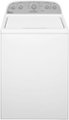 Front Zoom. Whirlpool - 4.3 Cu. Ft. High Efficiency Top Load Washer with Smooth Wave Stainless Steel Wash Basket - White.