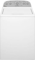 Whirlpool - 4.3 Cu. Ft. High Efficiency Top Load Washer with Smooth Wave Stainless Steel Wash Basket - White - Front_Zoom