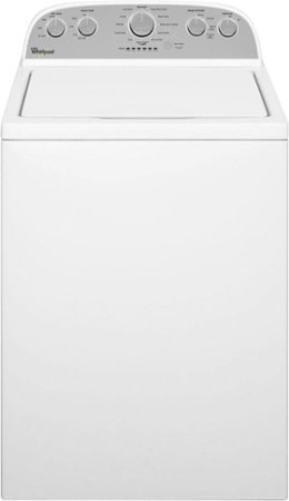 Whirlpool - 4.3 Cu. Ft. High Efficiency Top Load Washer with Smooth Wave Stainless Steel Wash Basket - White