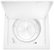Alt View Zoom 12. Whirlpool - 4.3 Cu. Ft. High Efficiency Top Load Washer with Smooth Wave Stainless Steel Wash Basket - White.