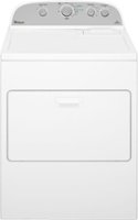 Whirlpool - 7.0 Cu. Ft. Electric Dryer with AccuDry™ Sensor Drying System - White - Front_Zoom