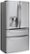 Angle. LG - 22.7 Cu. Ft. Counter-Depth 4-Door French Door Refrigerator with Thru-the-Door Ice and Water.