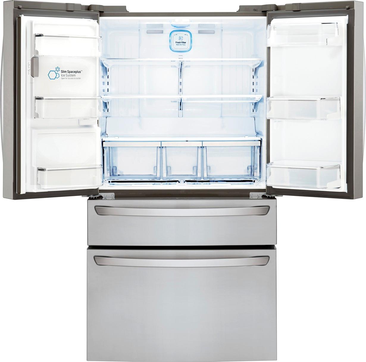 LG LDNS22220ST Bottom Mount Refrigerator