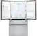 Alt View 2. LG - 22.7 Cu. Ft. Counter-Depth 4-Door French Door Refrigerator with Thru-the-Door Ice and Water.