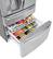 Alt View 3. LG - 22.7 Cu. Ft. Counter-Depth 4-Door French Door Refrigerator with Thru-the-Door Ice and Water.