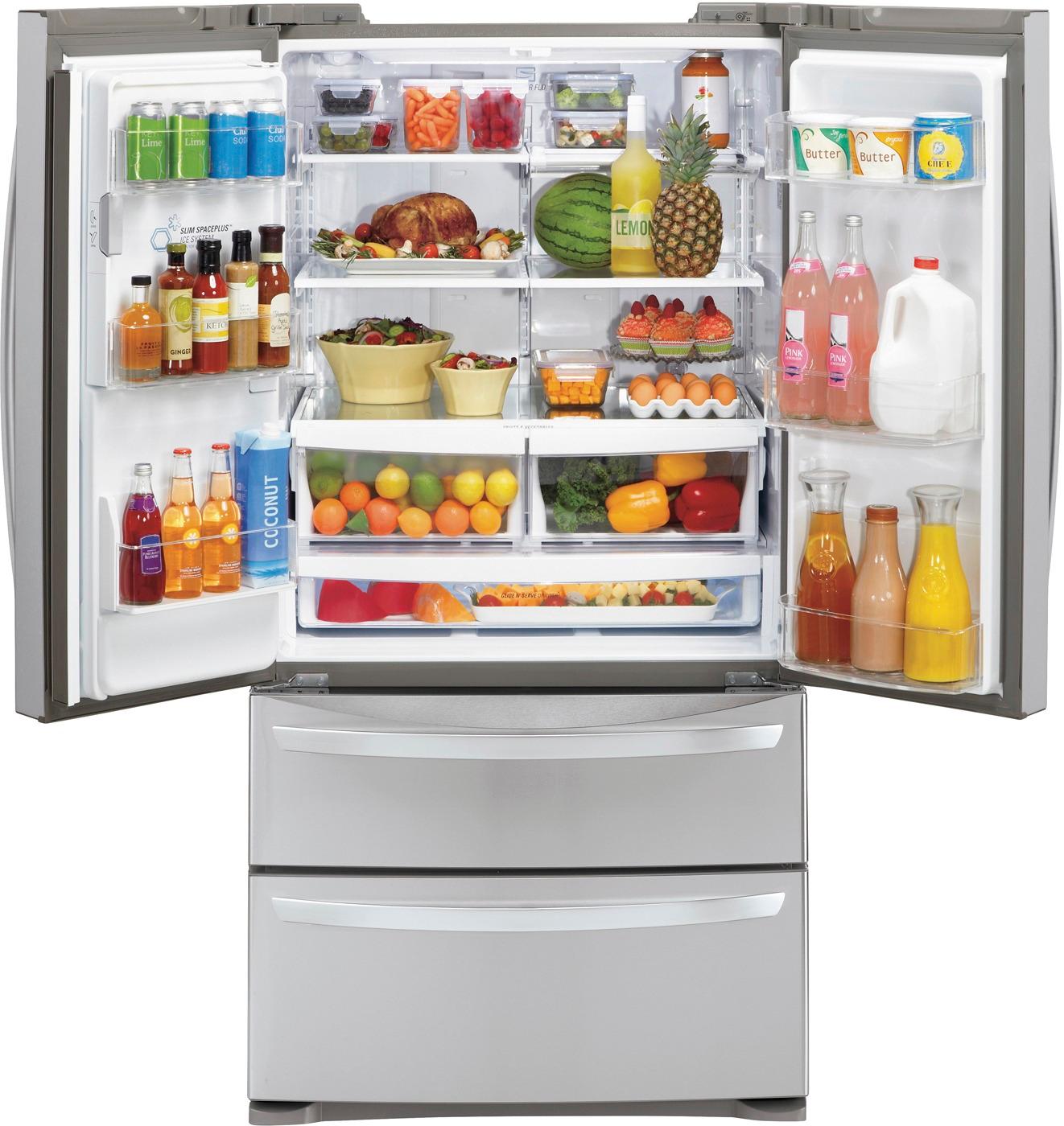 Best Buy: LG 26.7 Cu. Ft. 4-Door French Door Refrigerator with Thru-the-Door Ice and Water 