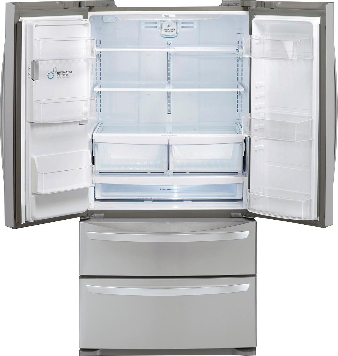 Best Buy: LG 26.7 Cu. Ft. 4-Door French Door Refrigerator with Thru-the ...