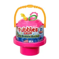 Little Kids - Fubbles No Spill Big Bubble Bucket, Pink - Front_Zoom