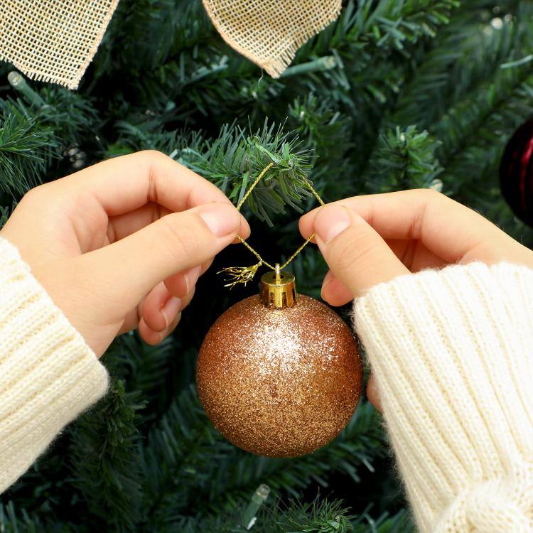 Alt View 10. PULUZ - 9ft Pre-Lit Artificial Christmas Tree Foldable Metal Stand - Green.
