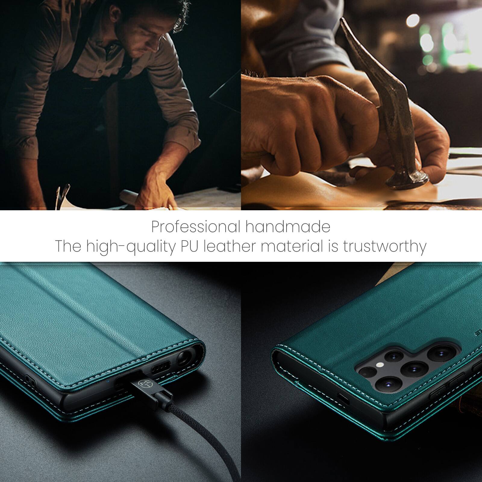 Professional handmade  
The high-quality PU leather material is trustworthy