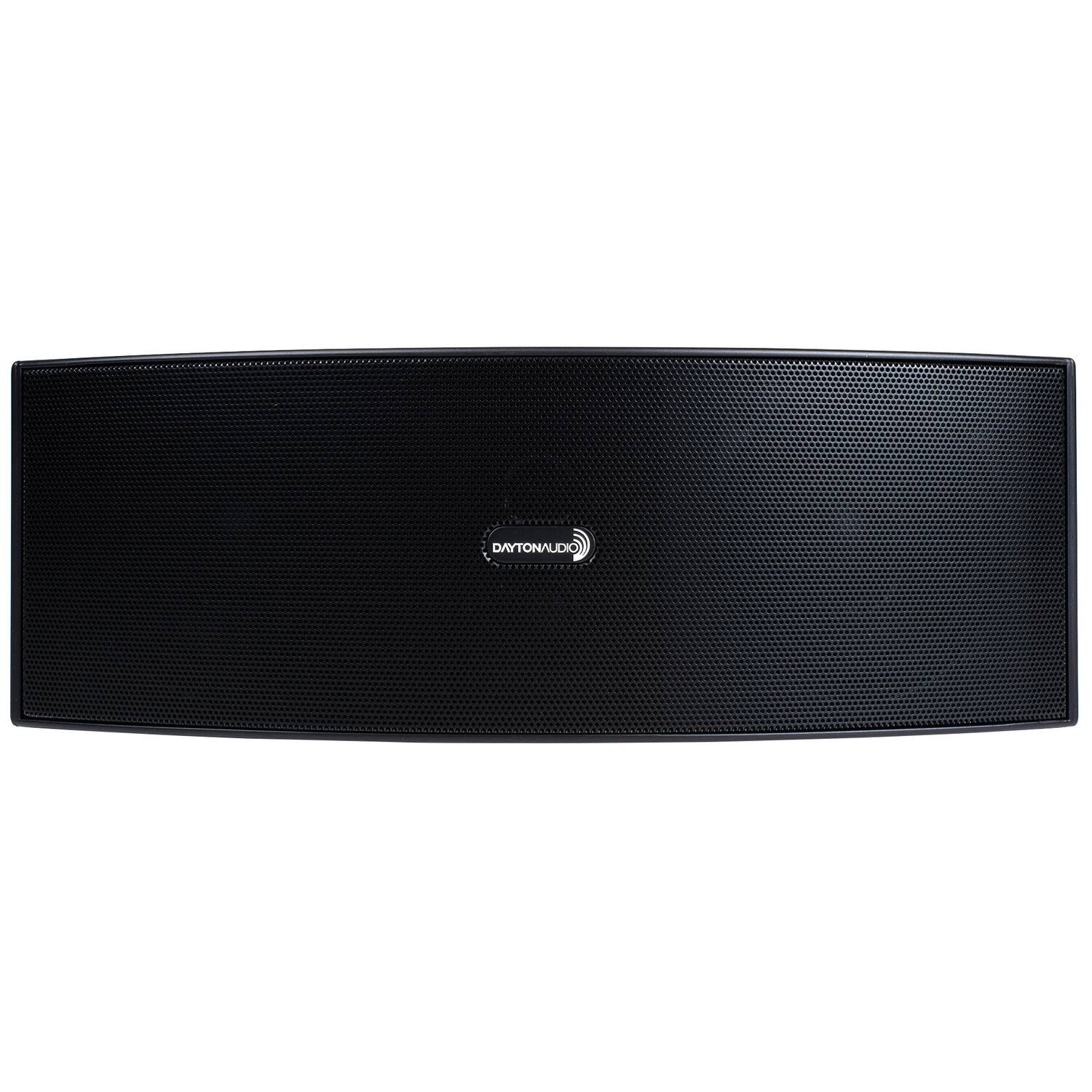 Angle. Dayton Audio - CCS33B 3-Way Center Channel Speaker, Dual 3.75" Woofers, Dual 0.625" Tweeters - Black.