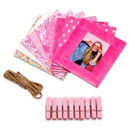 Kodak - Colorful & Decorative Barbie-Themed Paper Frames for 2x3” Photo Projects - Square Frames