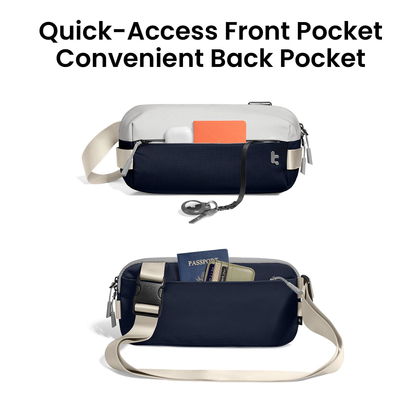Quick-Access Front Pocket Convenient Back Pocket

PASSPORT