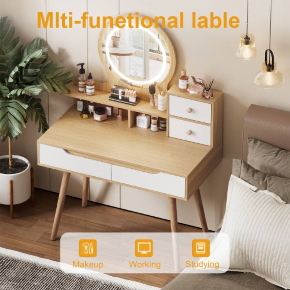 Multi-functional table  
Makeup  
Working  
Studying