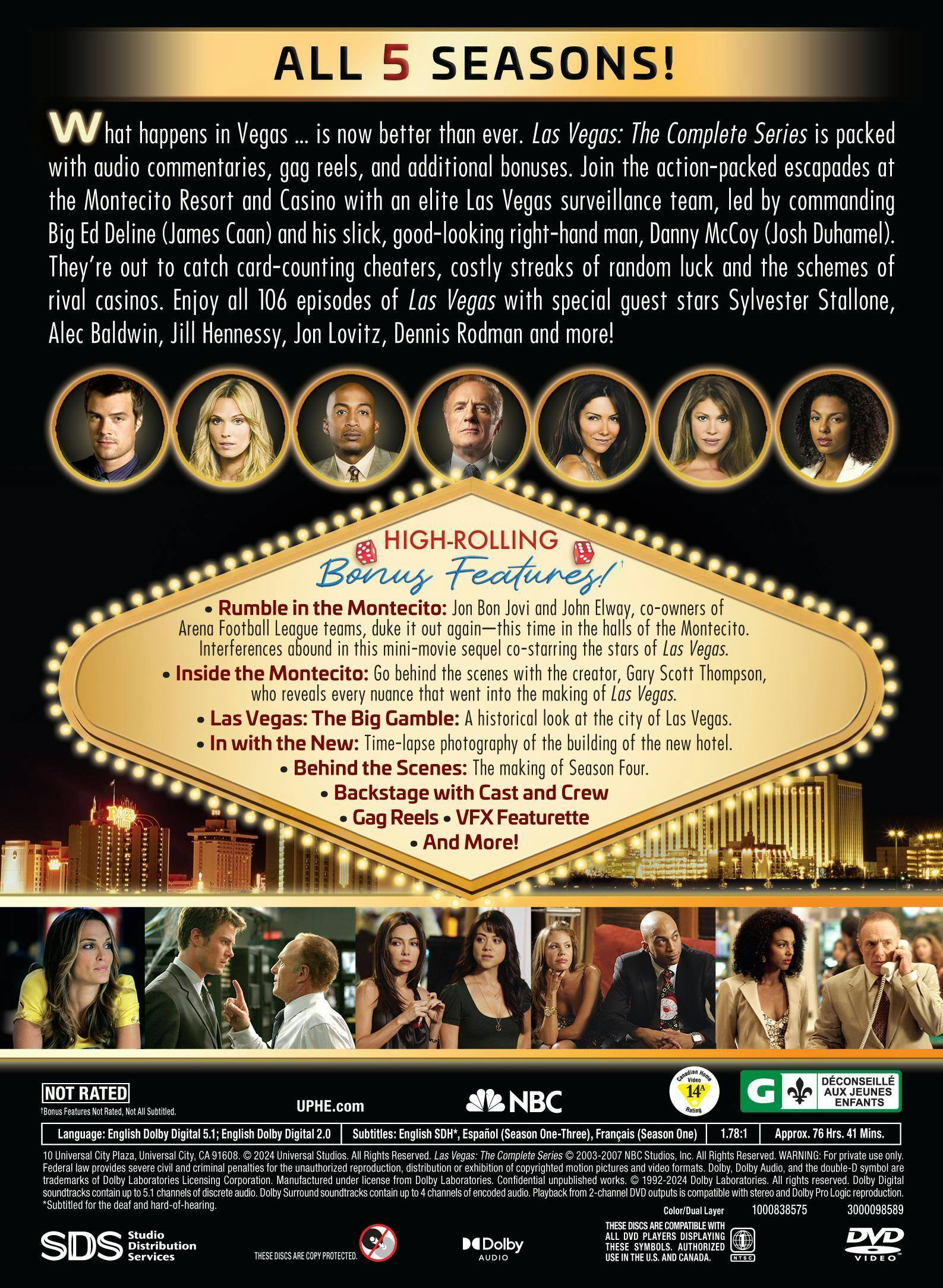 Back. Las Vegas: The Complete Series [DVD].
