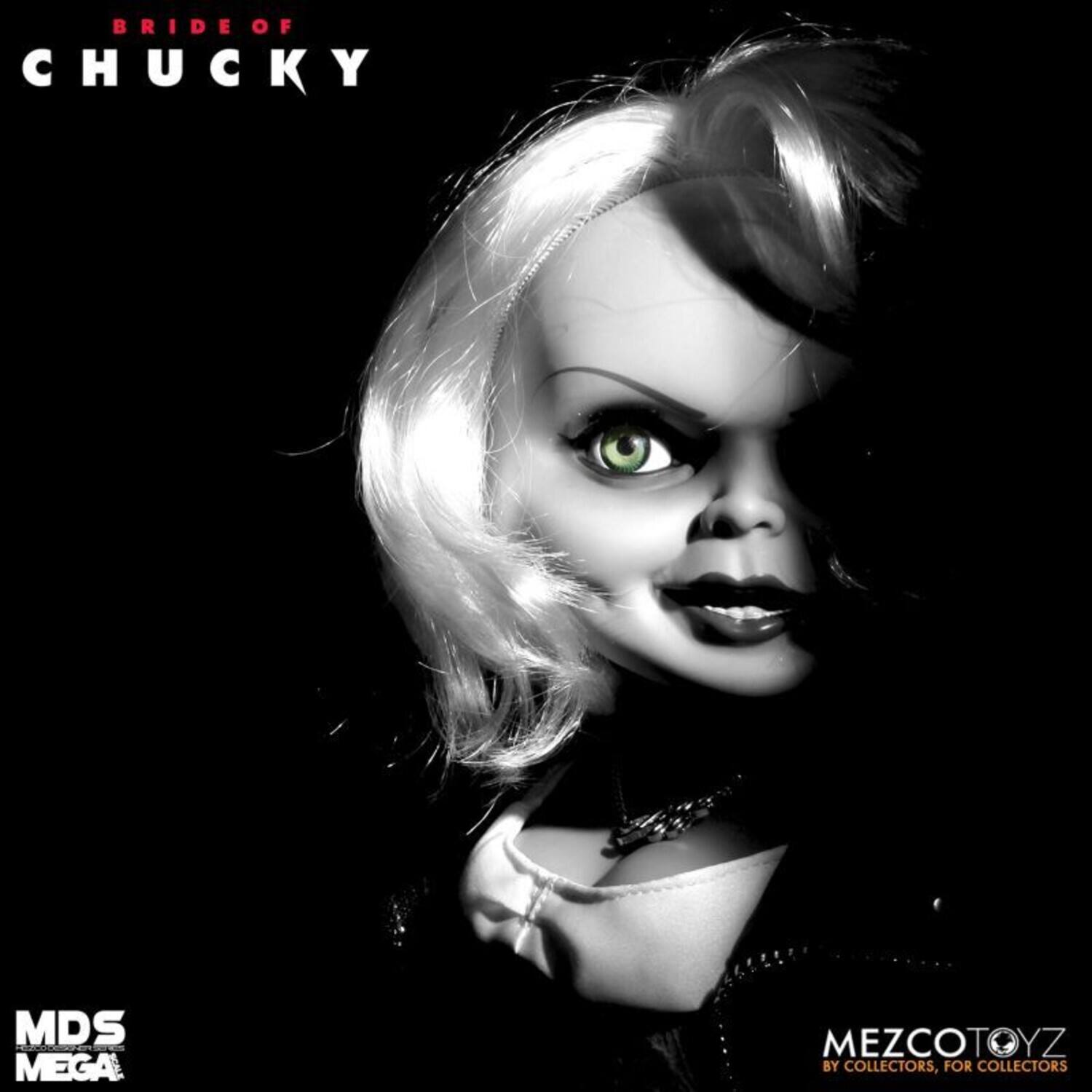 Mezco - Bride of Chucky - MDS Mega Scale - 15" Talking Tiffany - COLLECTIBLES